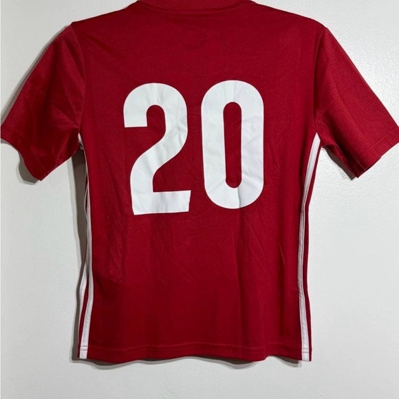 NWT Adidas Kid's Fair Hope Soccer Club T Shirt Size 11-12Y - Picture 2 of 5